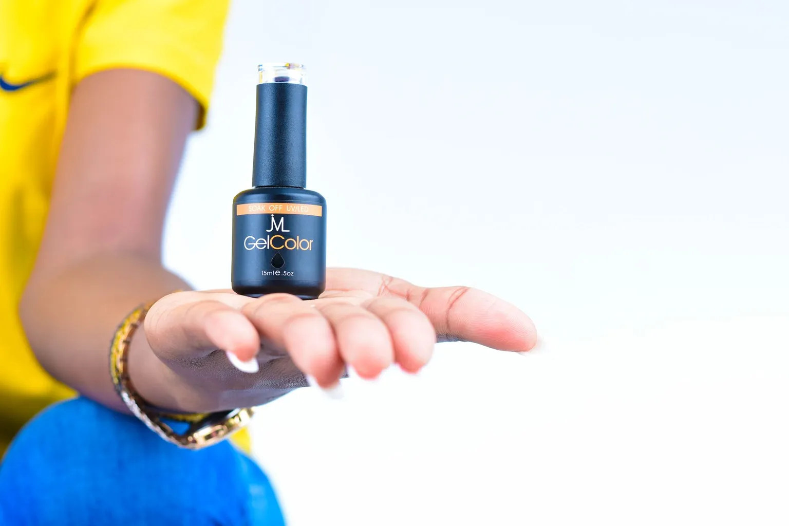 Manicure nail polish bottles