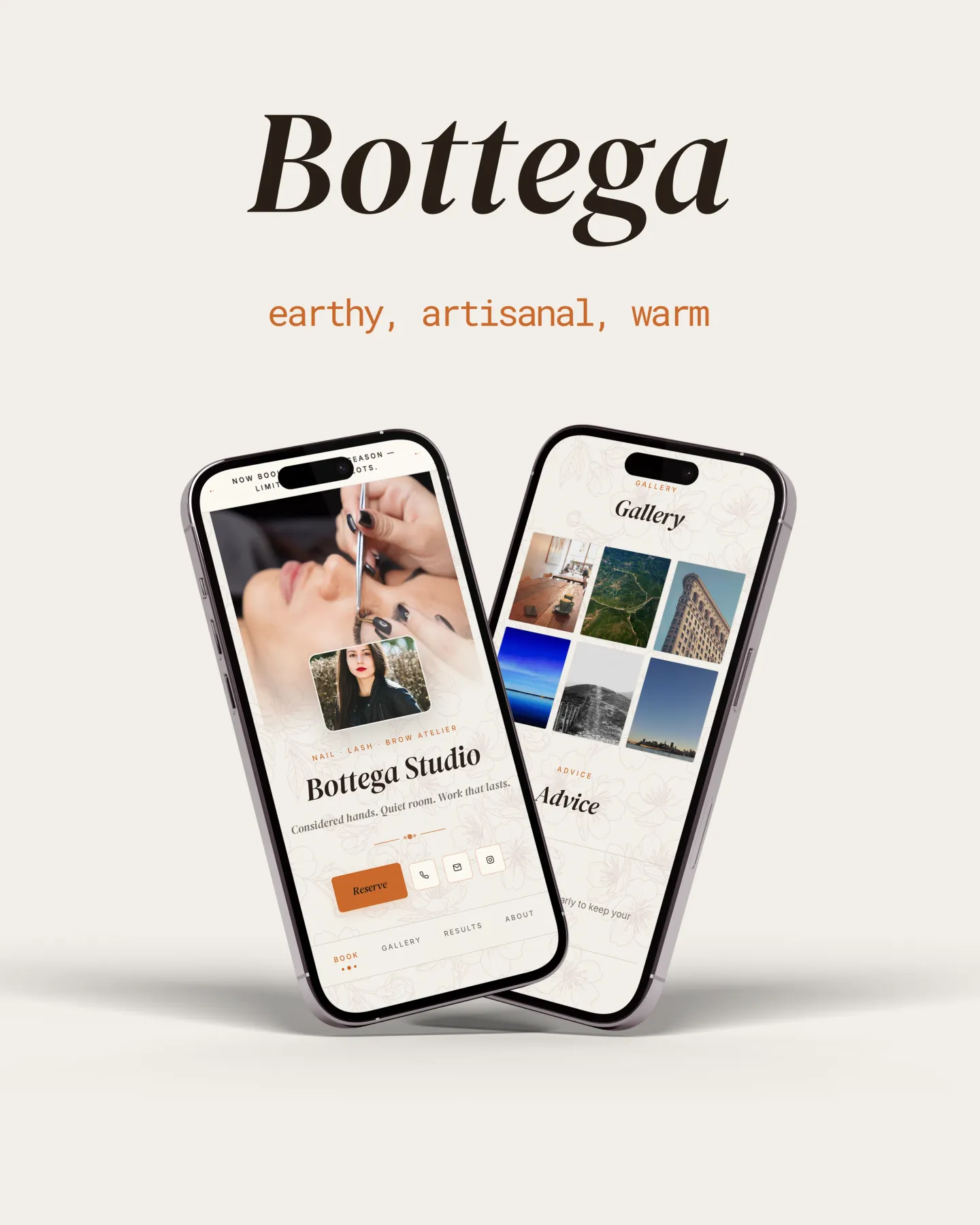 Bottega template cover