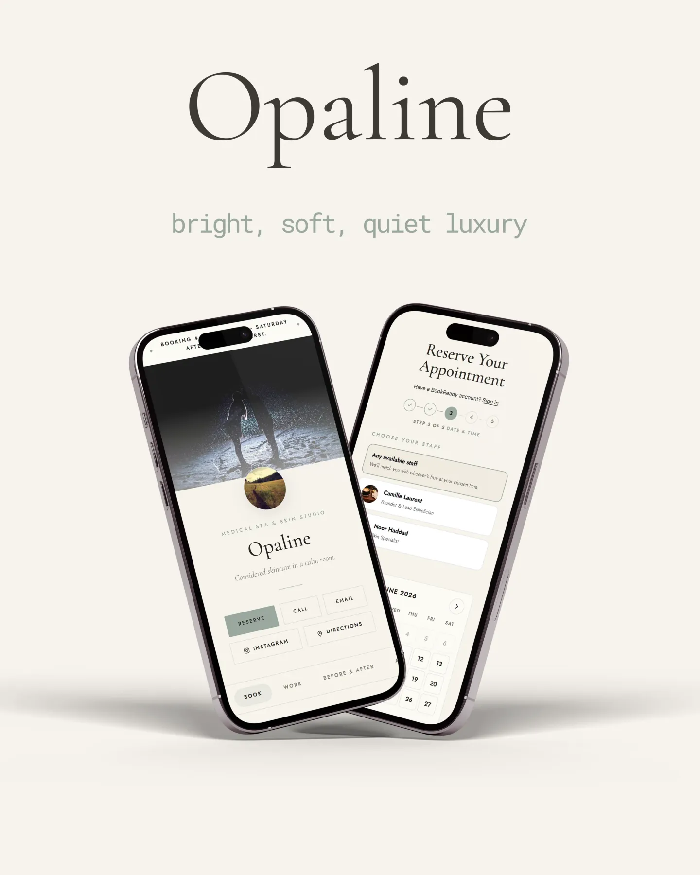 Opaline template cover