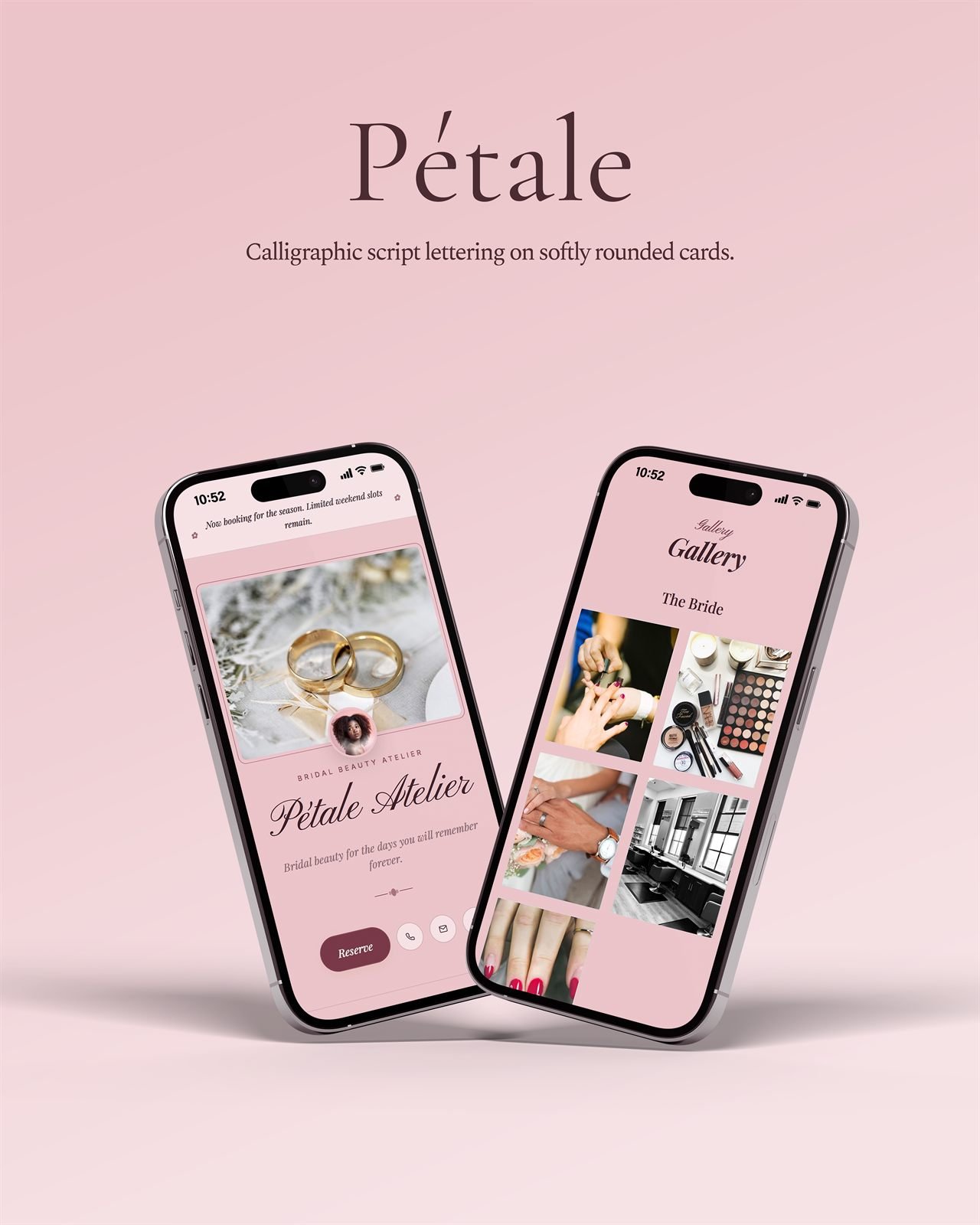 Pétale template preview